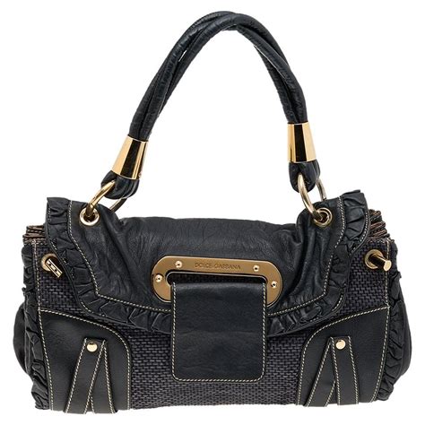 dolce and gabbana black purse
